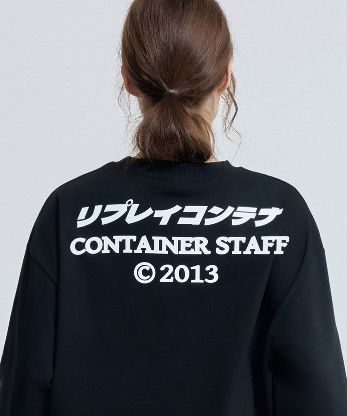 리플레이컨테이너(REPLAY CONTAINER) staff long sleeve (black)