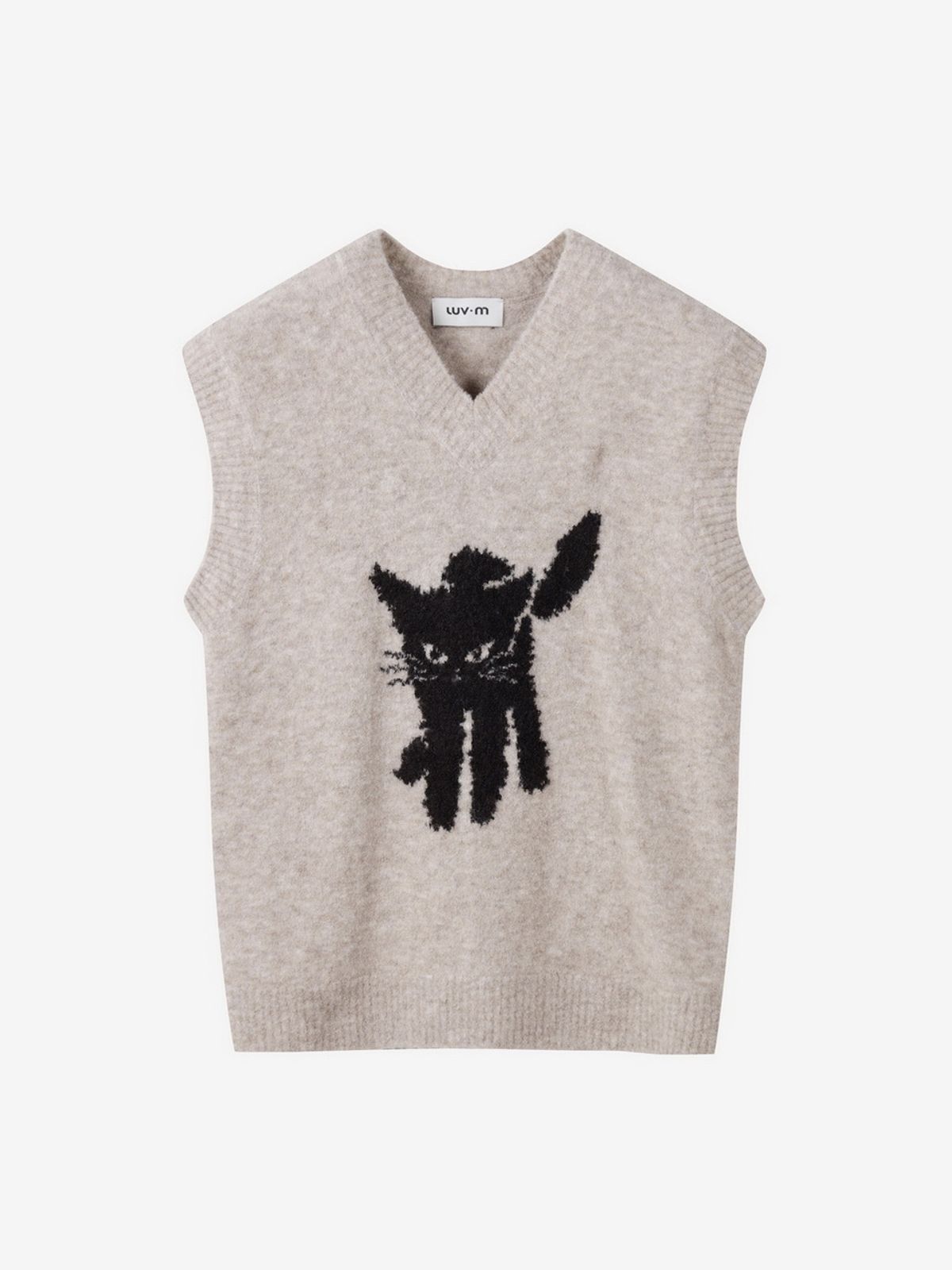 엘유브이엠(LUVM) LUVMITCHI VEST UNISEX_MELANGE BEIGE
