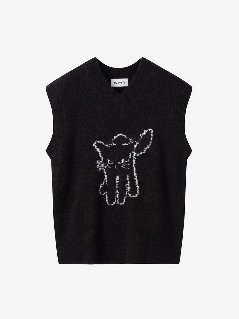 LUVMITCHI VEST UNISEX_BLACK