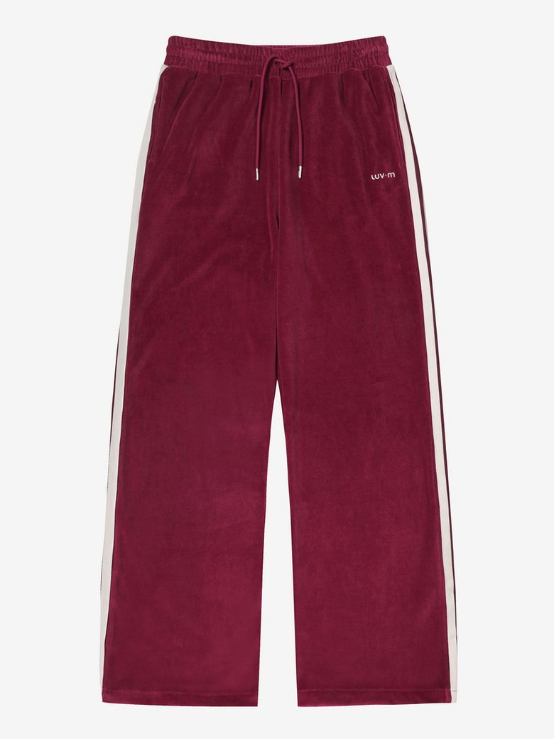 STRING LINE PANTS_WINE