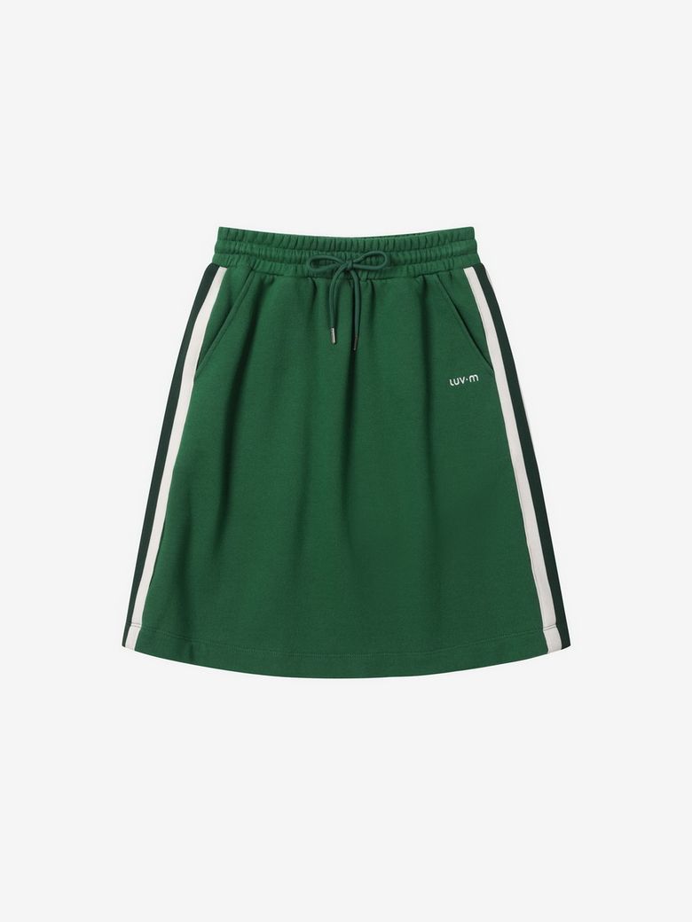 STRING LINE SKIRT_GREEN