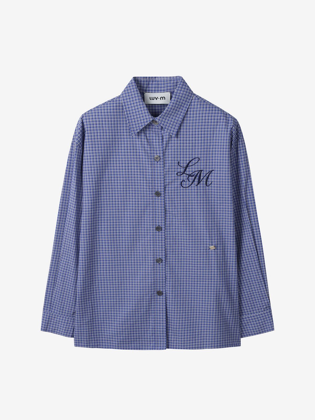 엘유브이엠(LUVM) LOGO COTTON SHIRTS_CHECKED FABRIC