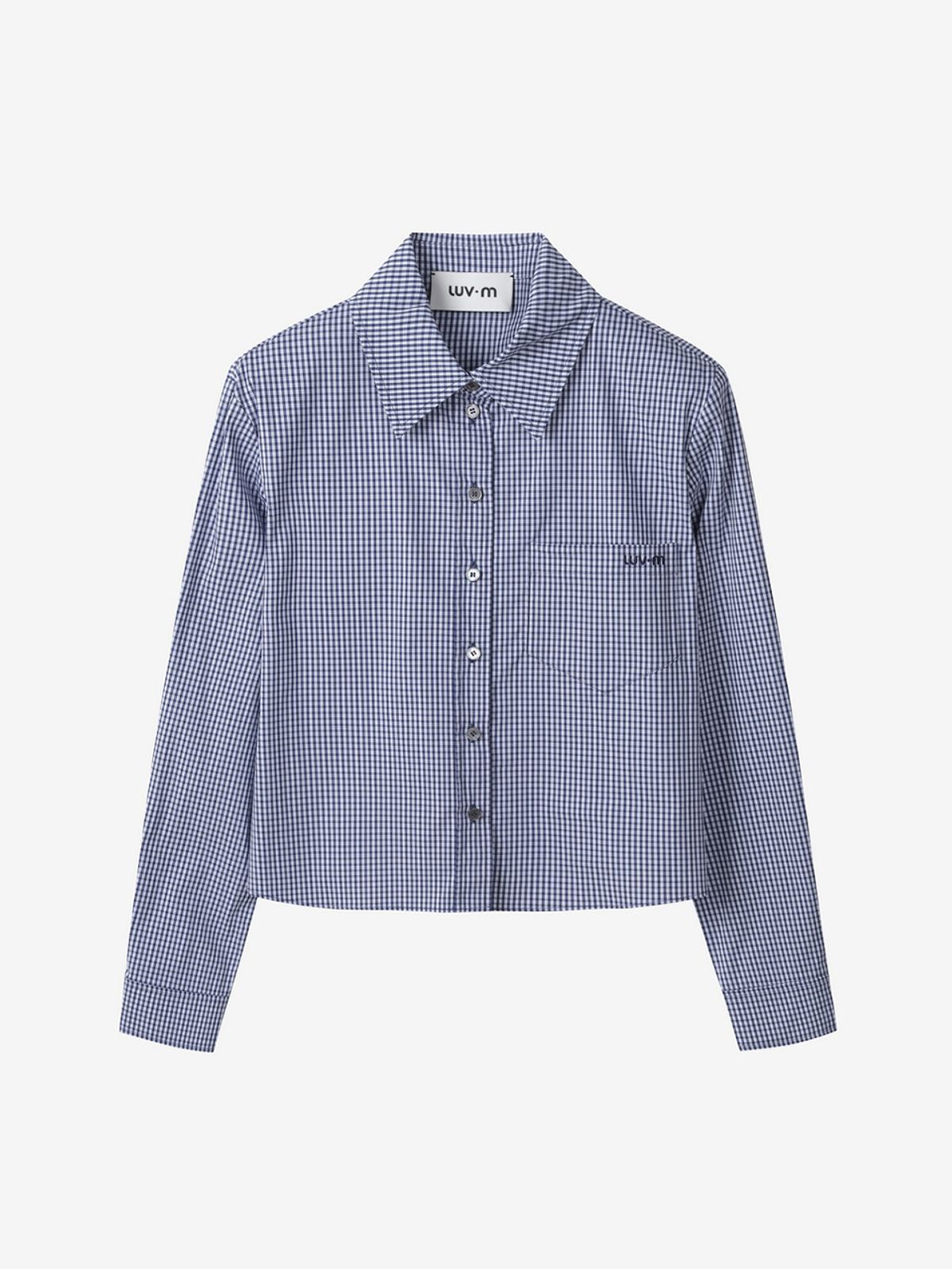 엘유브이엠(LUVM) COTTON CROP SHIRTS_CHECKED FABRIC