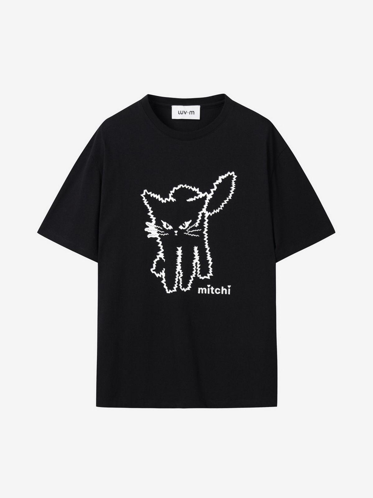 엘유브이엠(LUVM) LUVMITCHI T-SHIRT_BLACK