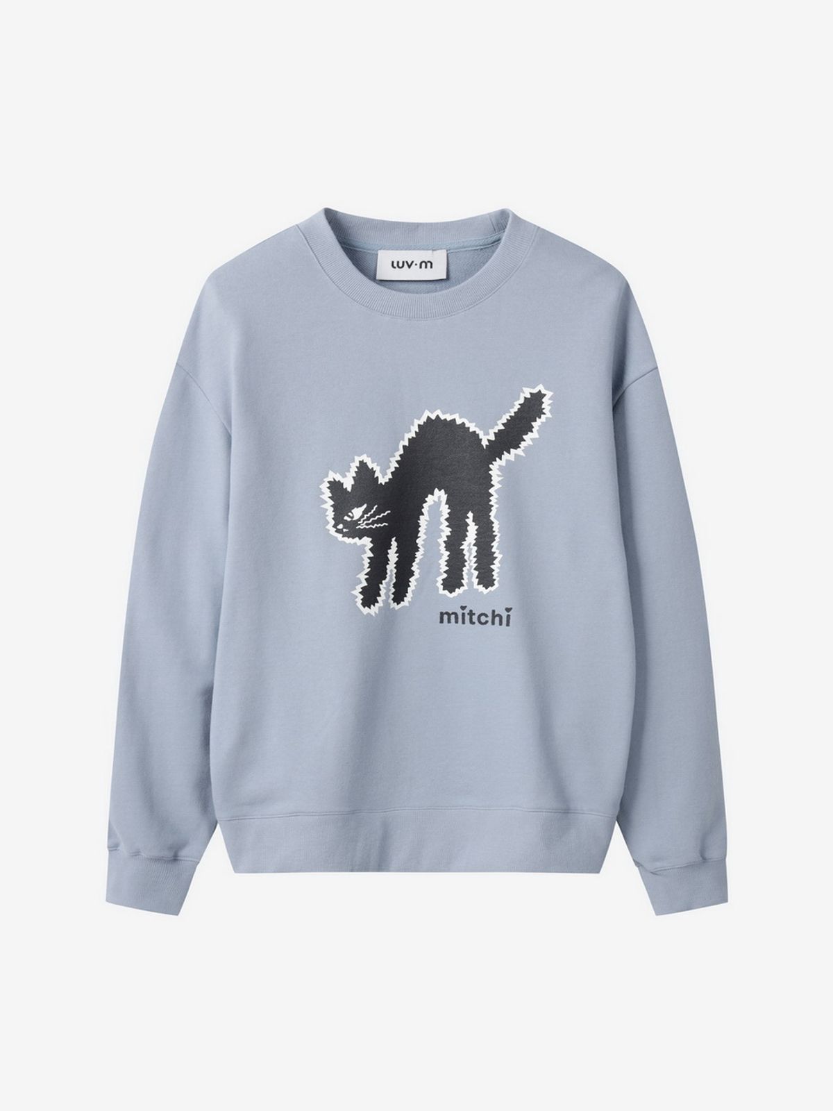 엘유브이엠(LUVM) LUVMITCHI SWEATSHIRT UNISEX_SKY BLUE