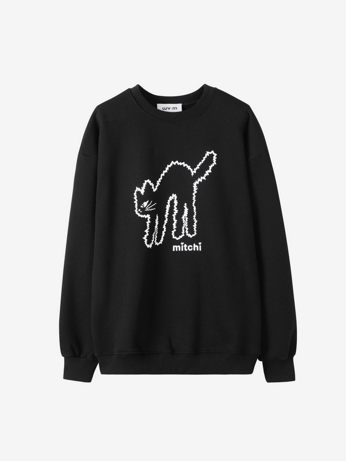 엘유브이엠(LUVM) LUVMITCHI SWEATSHIRT_BLACK
