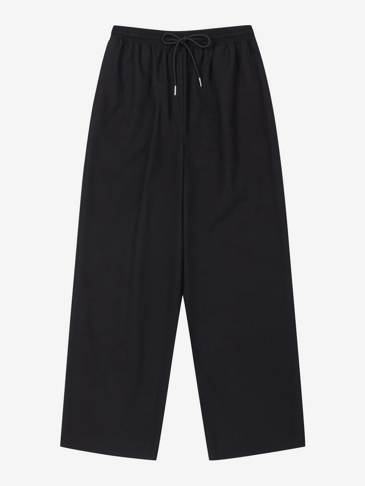 엘유브이엠(LUVM) BANDED WAIST WIDE PANTS_BLACK