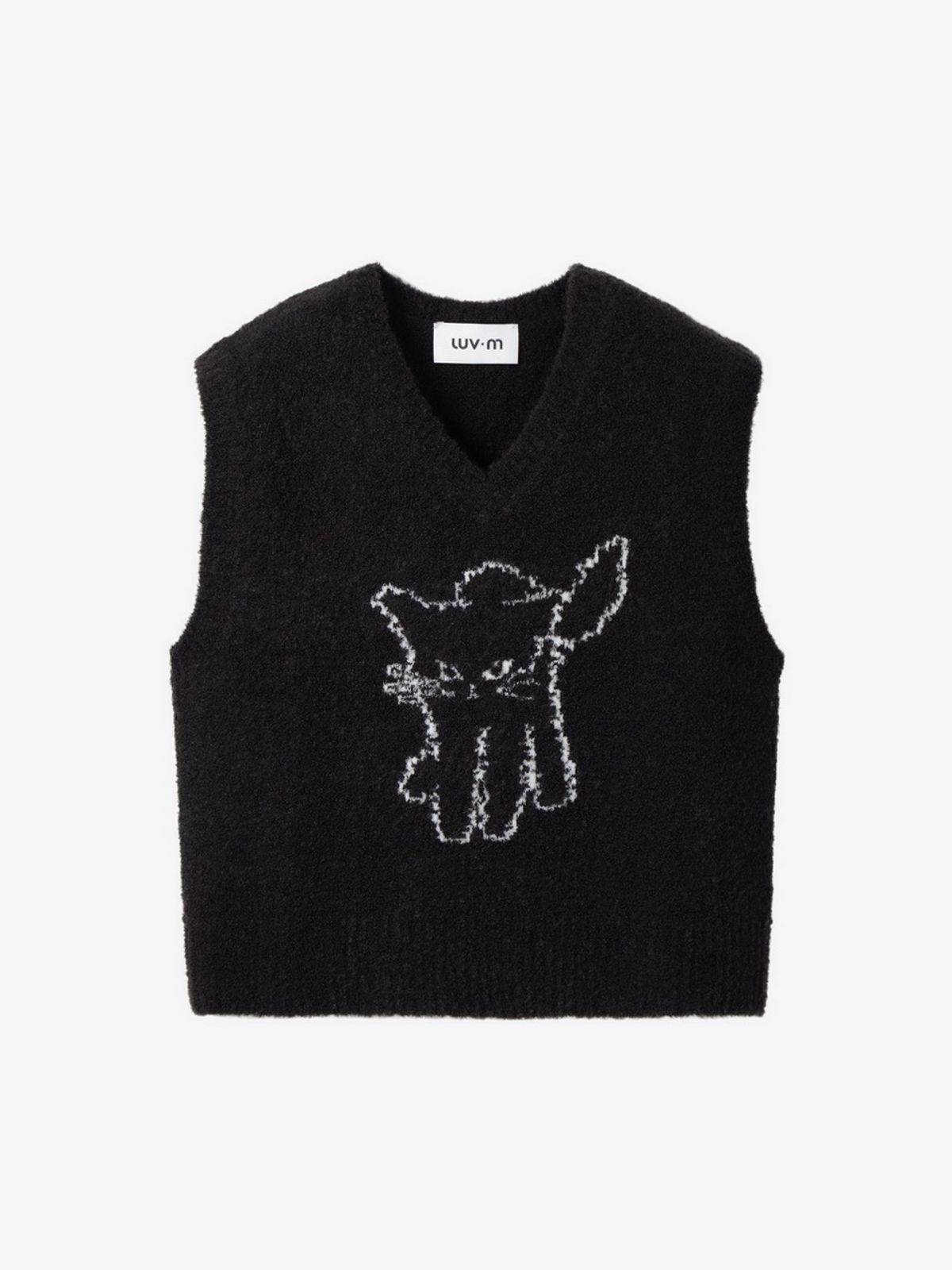 엘유브이엠(LUVM) LUVMITCHI VEST WOMENS_BLACK
