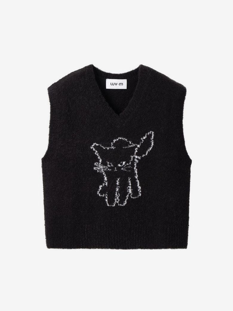 LUVMITCHI VEST WOMENS_BLACK