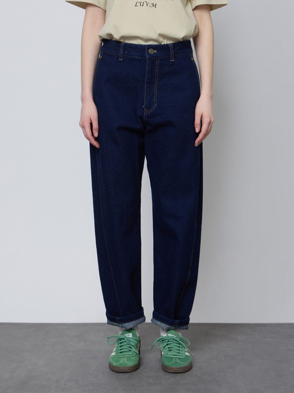 엘유브이엠(LUVM) DENIM PANTS_NAVY