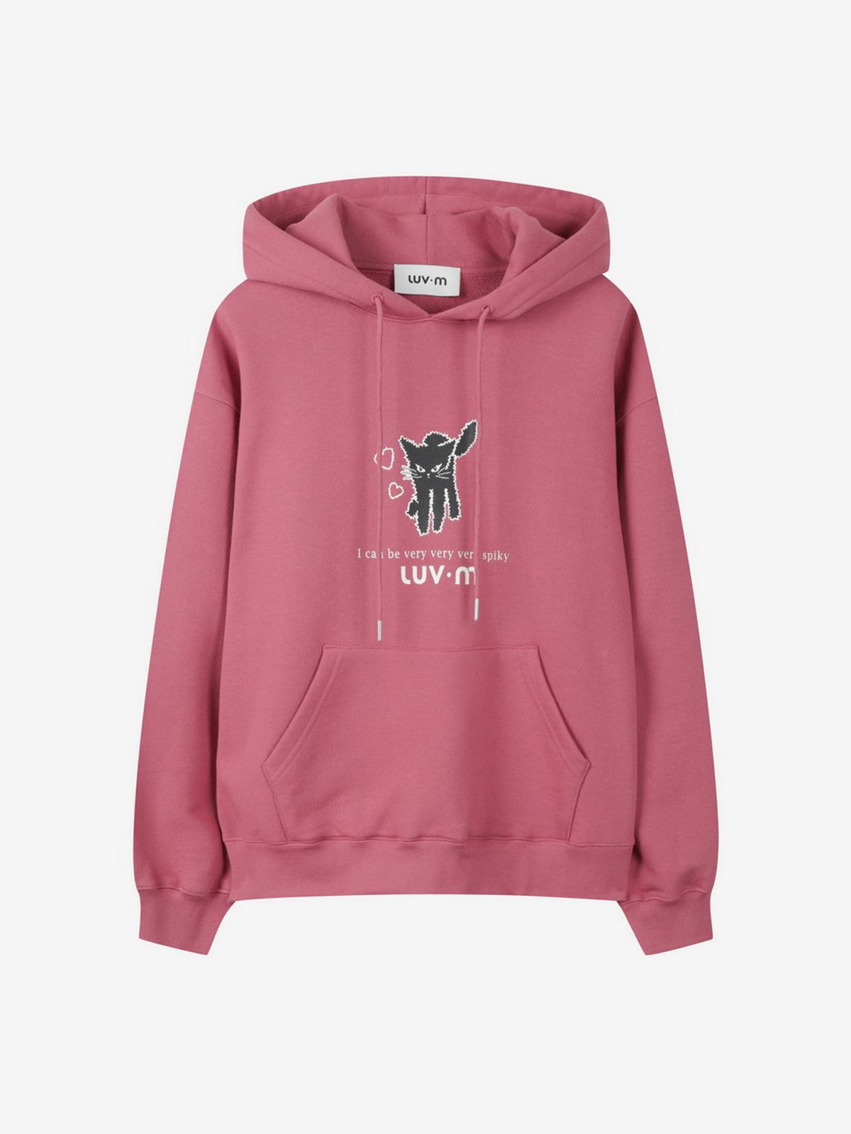 엘유브이엠(LUVM) MITCHI PRINTING HOODIE_SALMON