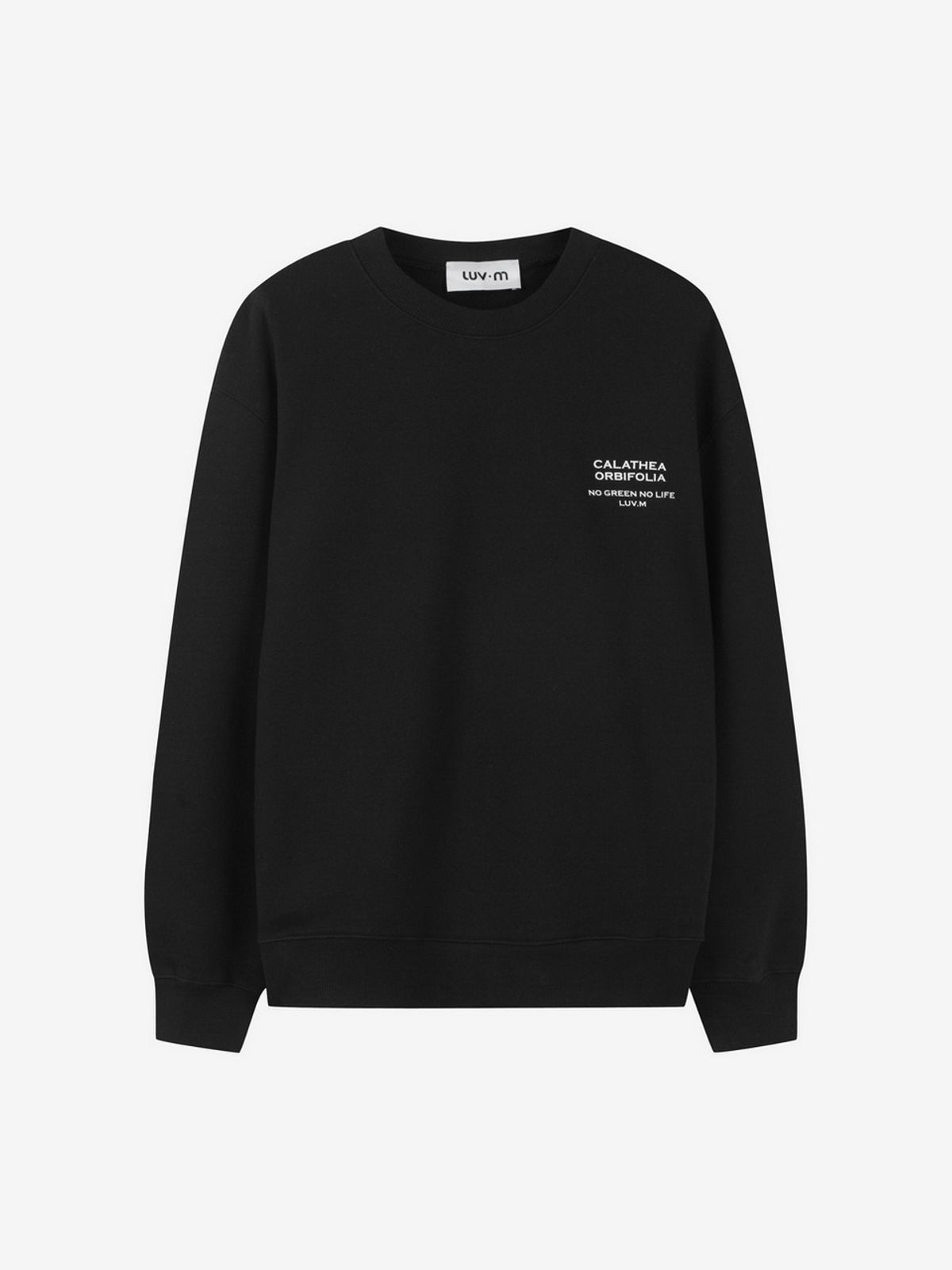 엘유브이엠(LUVM) CALATHEA PRINTING SWEATSHIRTS_BLACK