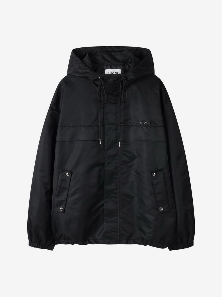ANORAK HOODIE FOR MEN_BLACK