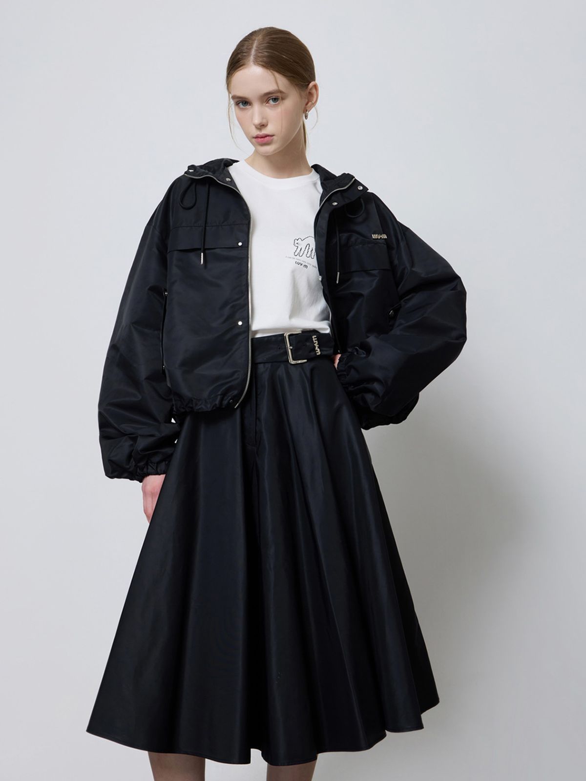 엘유브이엠(LUVM) ANORAK HOODIE_BLACK