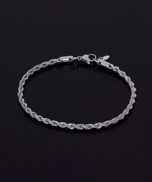 얇은 로프 체인 써지컬스틸 레이어드 팔찌 MFJBM28