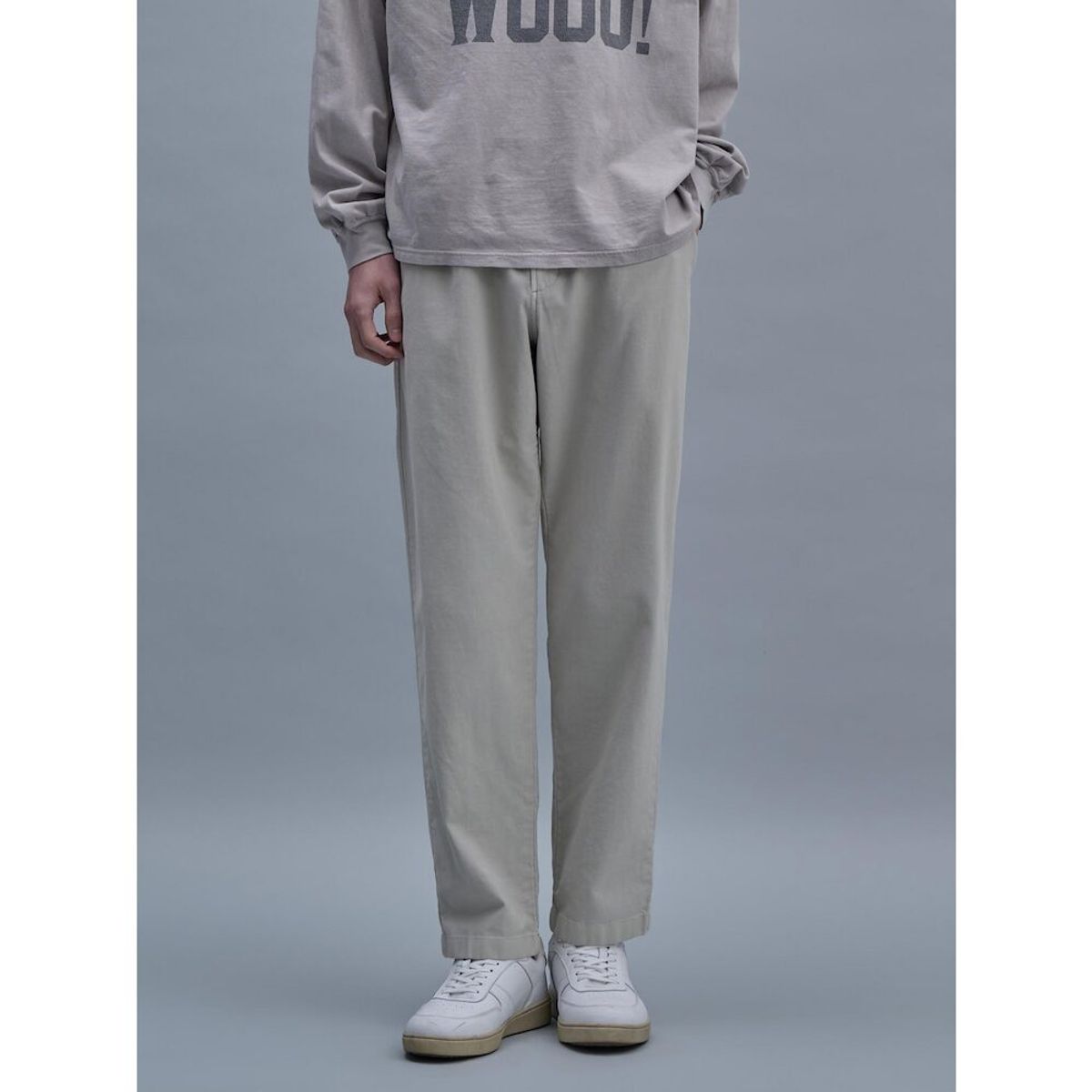 시프트지(SHIFT.G) Garment Dyed Cotton Slacks  Beige