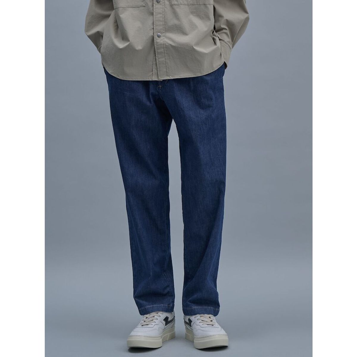 시프트지(SHIFT.G) Officer Light Denim Pants  Navy