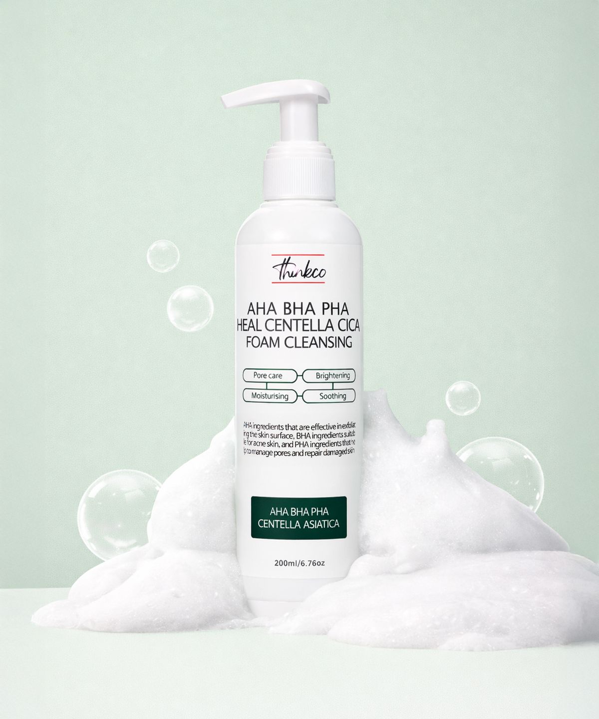 띵코(THINKCO) 아하바하파하 힐 센텔라 시카 폼클렌징 200ml