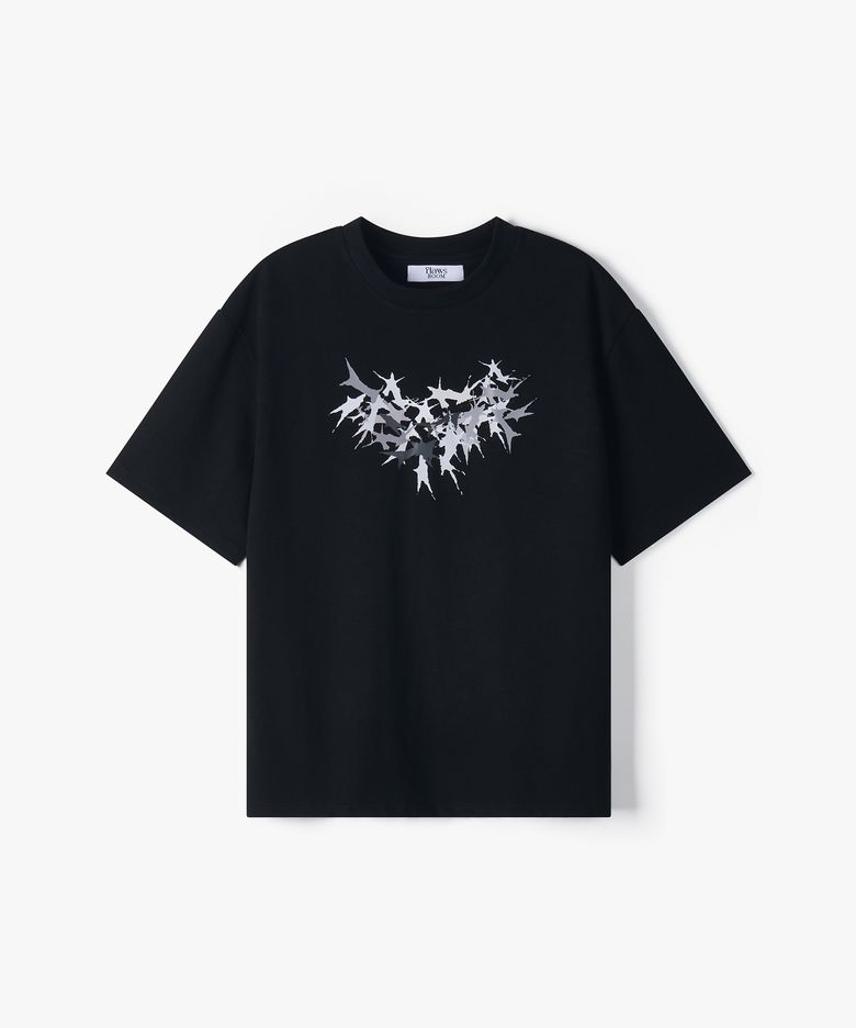Broken Hearts TShirt BLACK