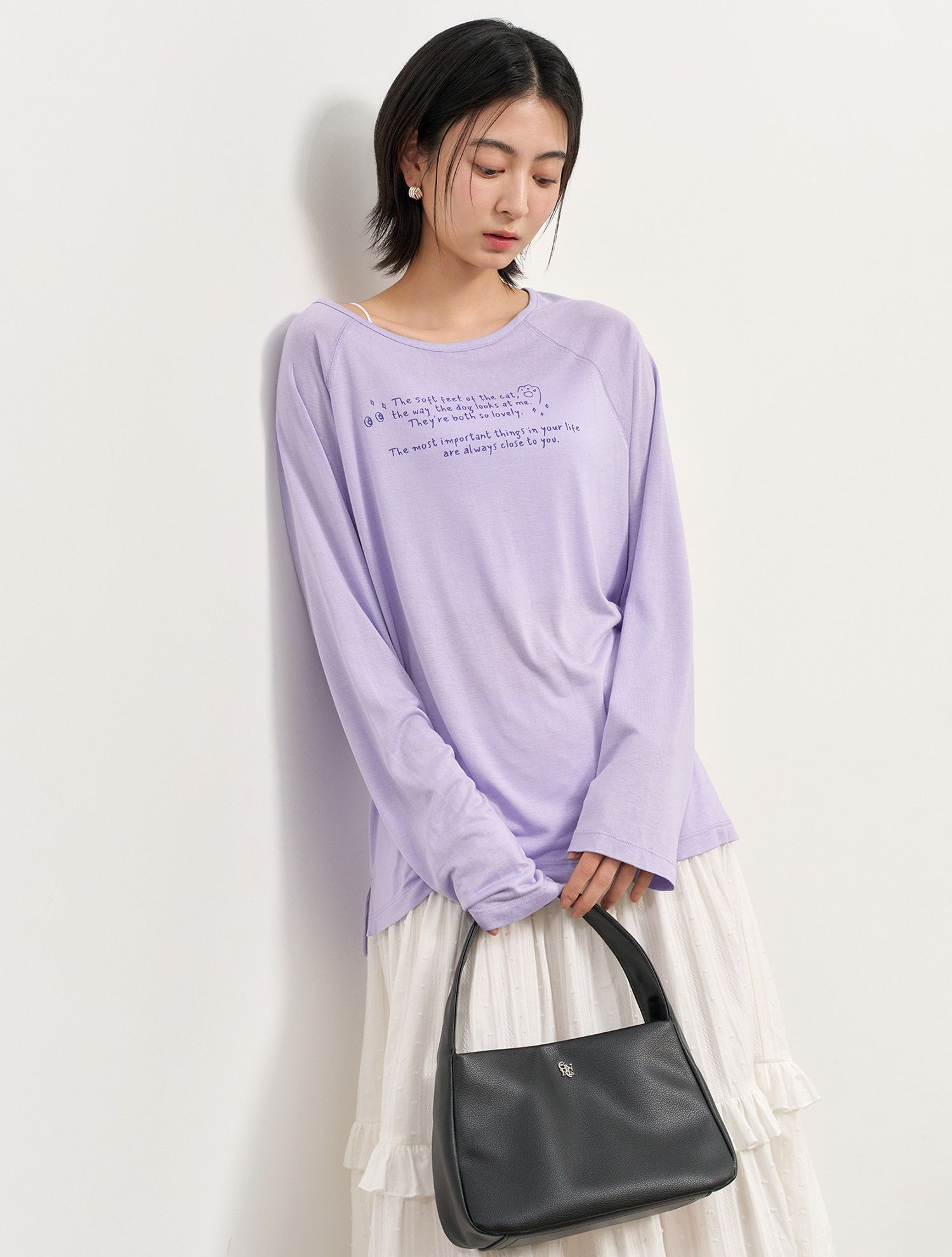 ★GENERAL IDEA★ Raglan Lettering Loose Fit T-Shirt LAVENDER MUSINSA | GENERAL IDEA Raglan Lettering Loose Fit T-Shirt