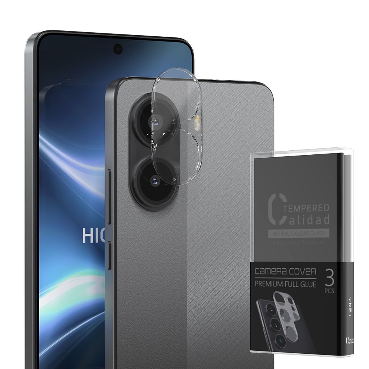 하이온(HIGHON) 샤오미 포코 X7 PRO L글라스 카메라 풀커버 강화유리 필름 1매