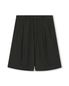PIN STRIPE BERMUDA SHORTS BLACK