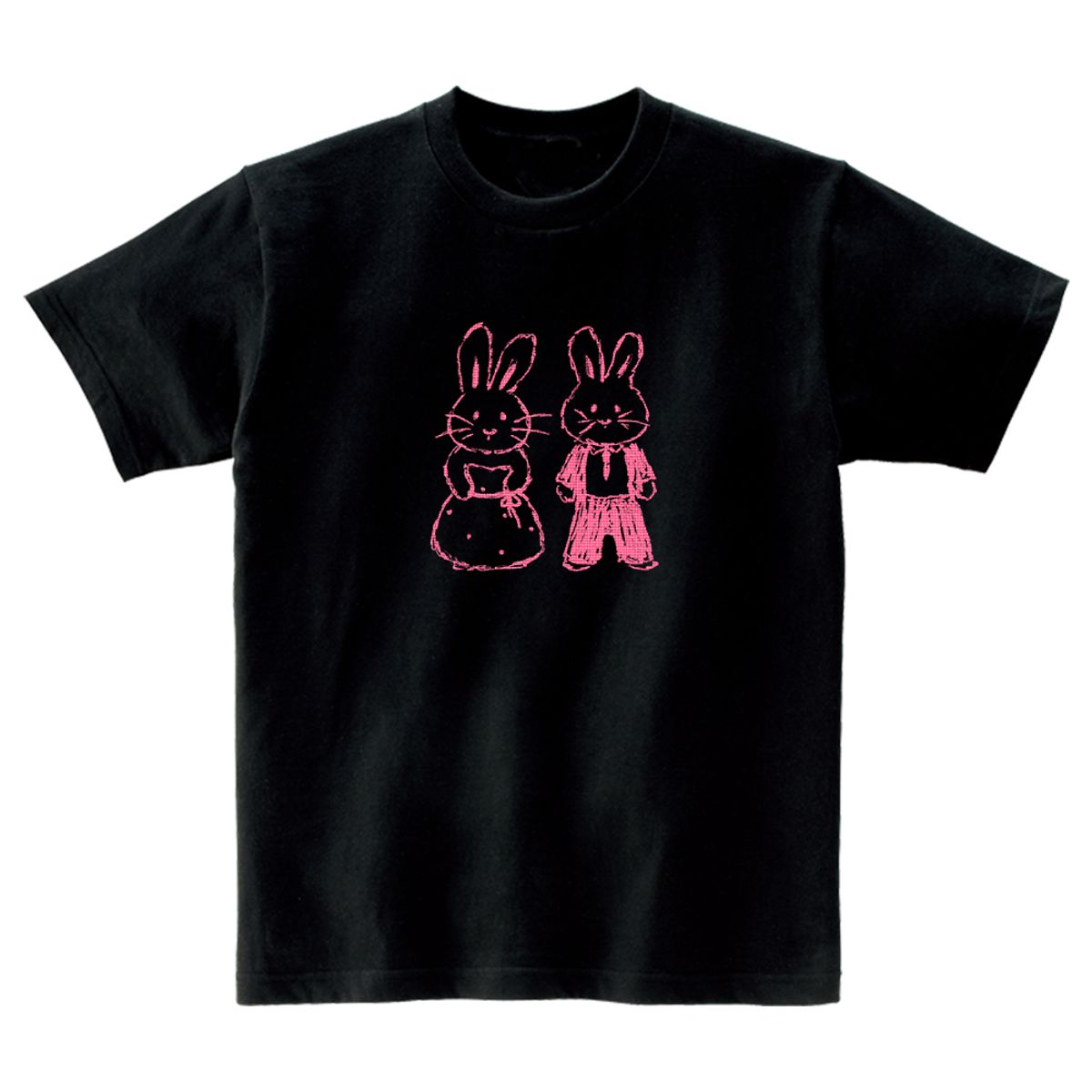 어썸어스(AWESOMEUS) The bunnies wedding T-SHIRTS_4COLOR