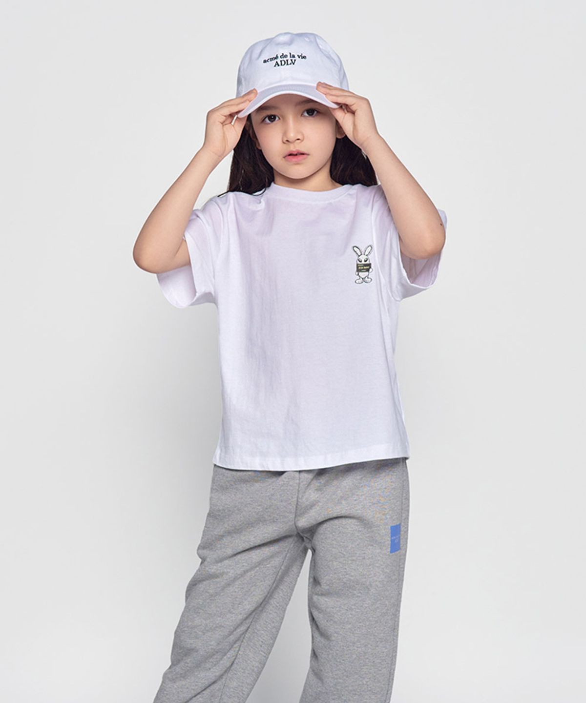 아크메드라비 키즈(acmedelaviekids) KIDS MUGSHOT ALIEN SHORT SLEEVE T-SHIRT (3COLOR)