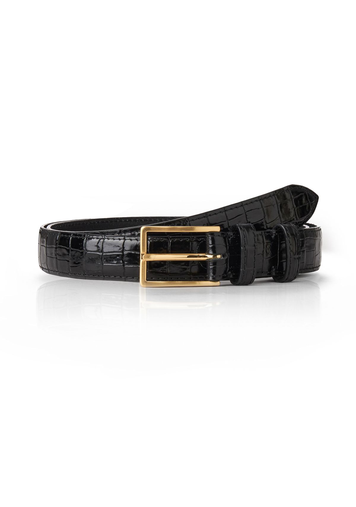 세비지(SAVAGE) 431 Leather Belt - Black