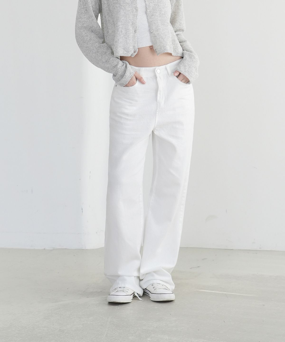 와르 포 우먼(WAARFORWOMAN) [-6cm 숏버전 추가] W1090 와이드 코튼 팬츠 (2COLORS)