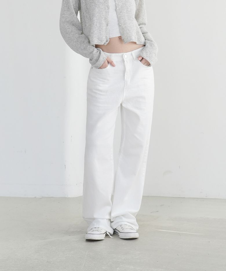 [-6cm 숏버전 추가] W1090 와이드 코튼 팬츠 (2COLORS)