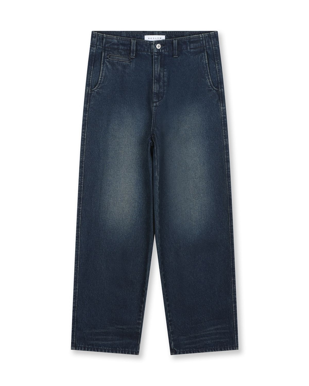 비슬로우(BESLOW) VINTAGE WASHED CHINO DENIM PANTS INDIGO