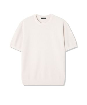 남성 썸머 베이직 라운드 니트 (CREAM) (HB4SKA3)