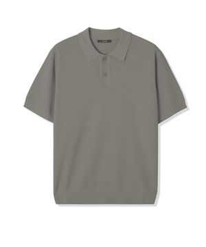 남성 썸머 반팔 카라 니트 (KHAKI) (HB4SKA1)