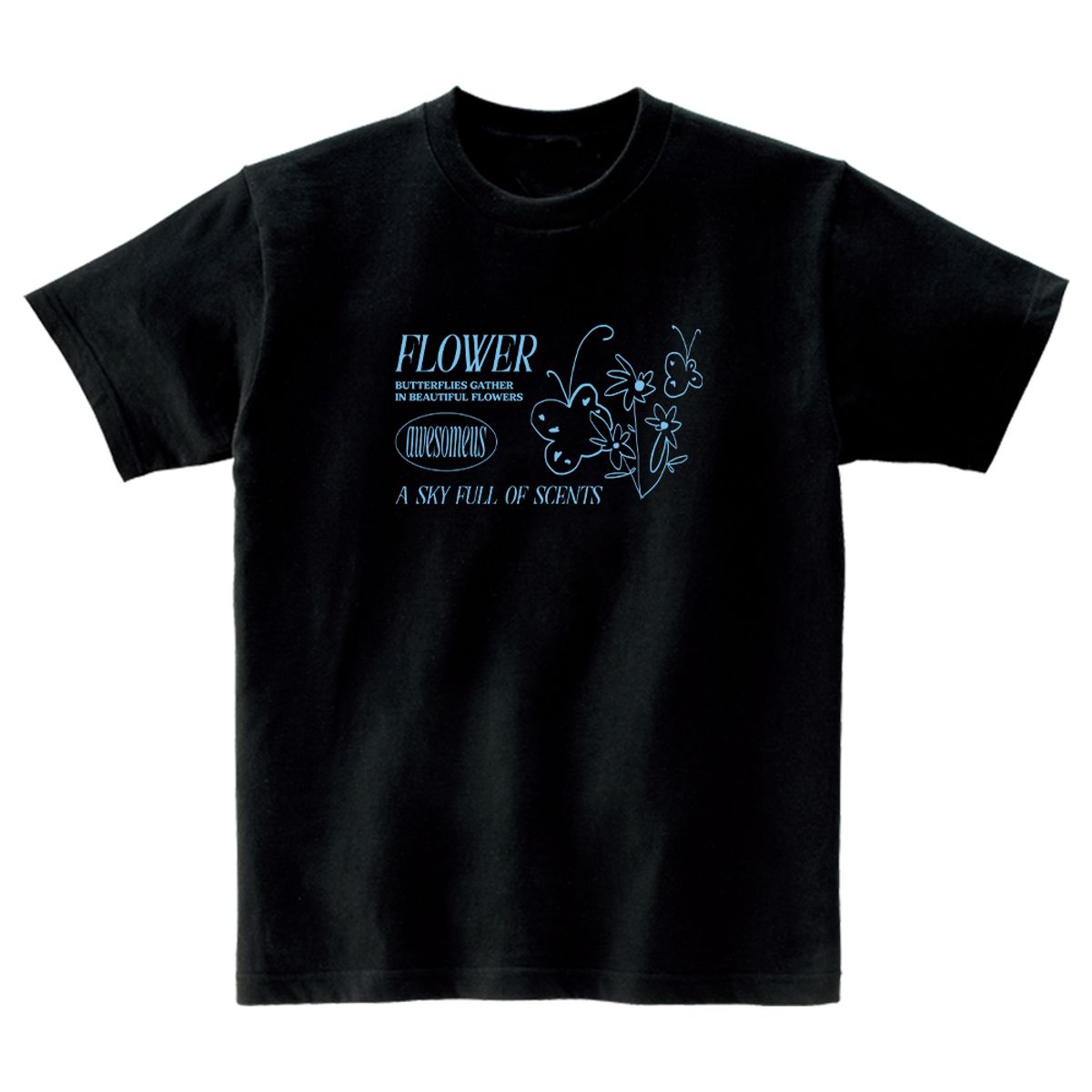 어썸어스(AWESOMEUS) A sky full of scents T-SHIRTS_4COLOR