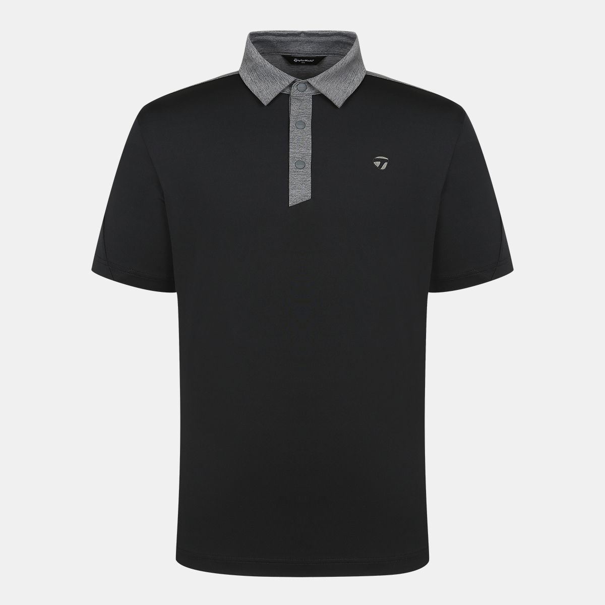테일러메이드 어패럴(TAYLORMADE APPAREL) 남성 등판 메쉬 배색 카라 반팔 티셔츠 T8031TO2341-199