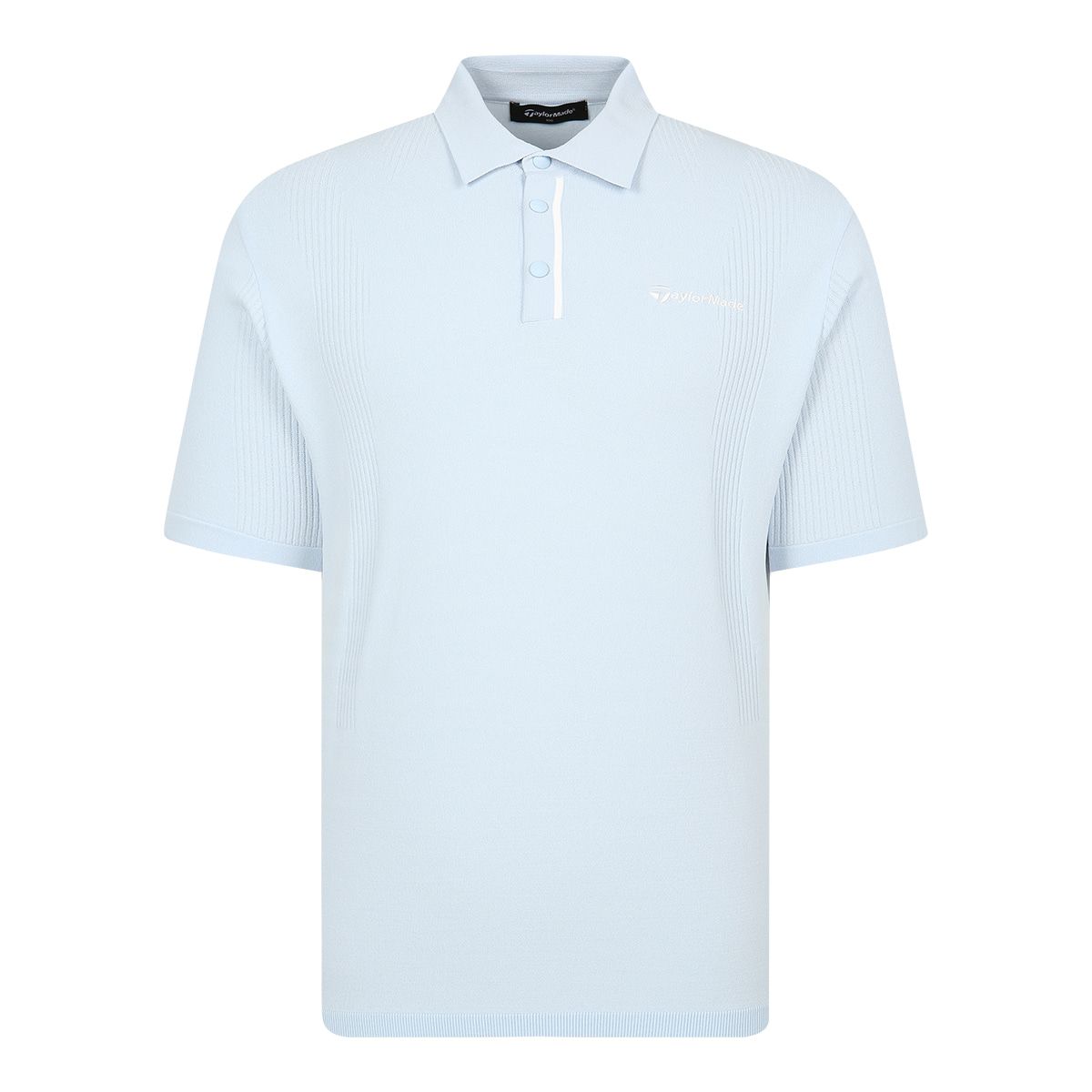 테일러메이드 어패럴(TAYLORMADE APPAREL) 남성 배색 포인트 카라 반팔 니트 TSO-21HG21-940
