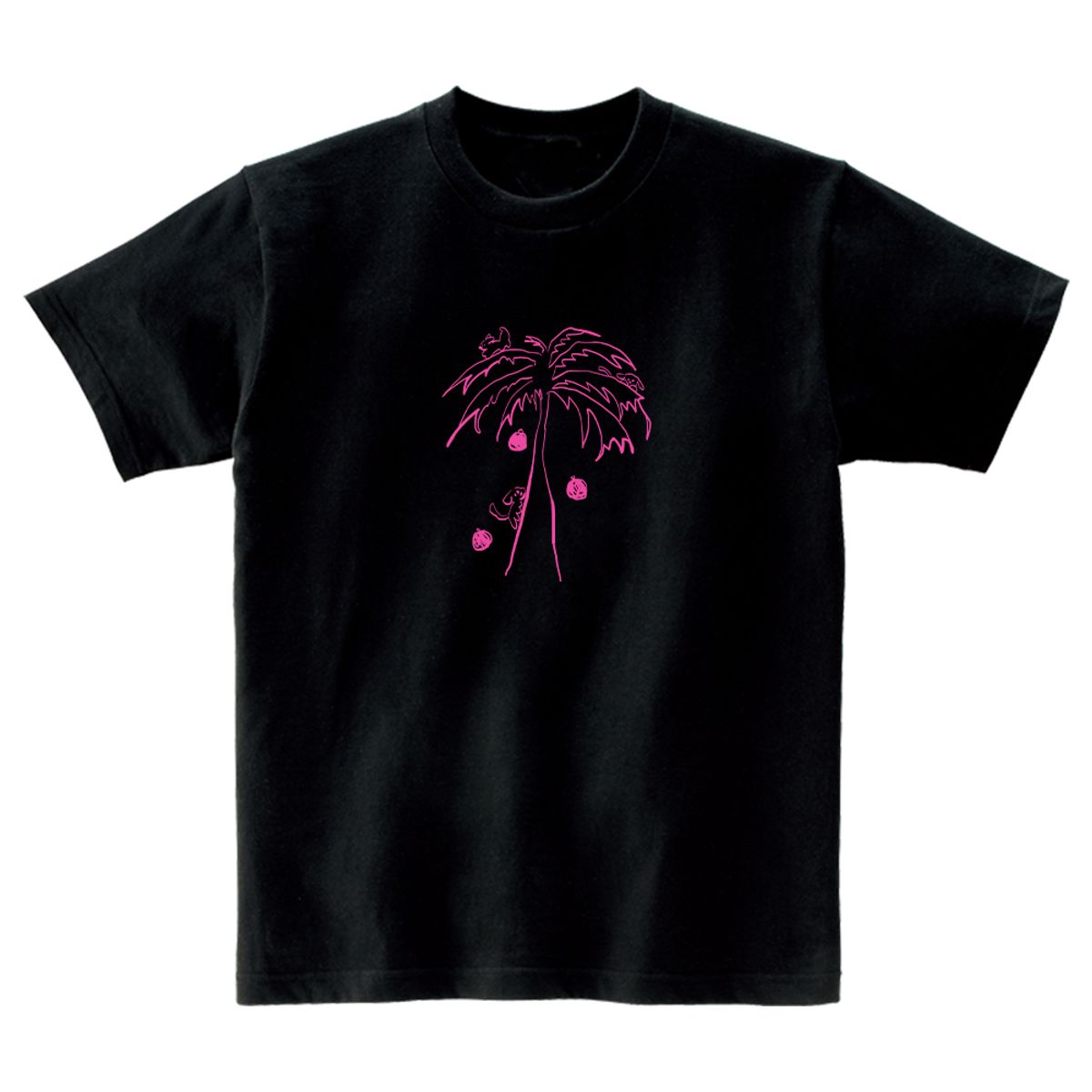 어썸어스(AWESOMEUS) Pink palm tree T-SHIRTS_4COLOR