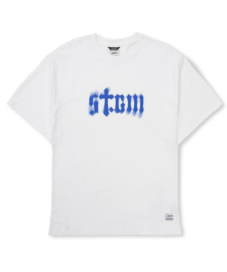 Blur STGM Semi-oversized T-shirts White