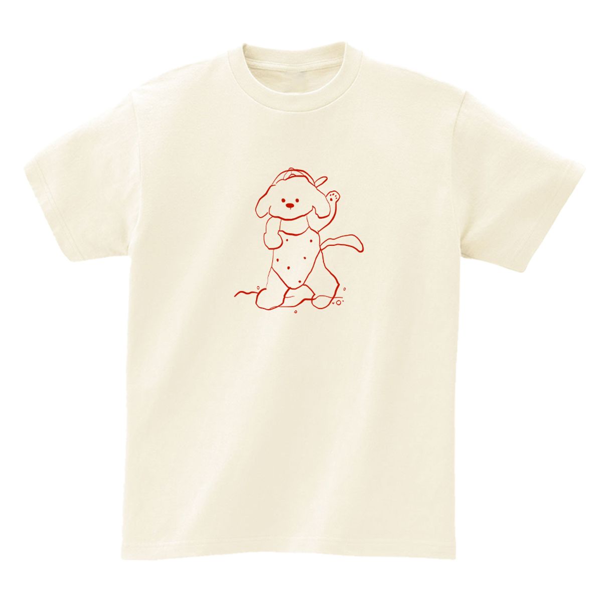 어썸어스(AWESOMEUS) The dogs first swim T-SHIRTS_4COLOR