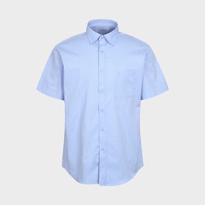 코튼혼방 레귤러핏 미들 스트라이프 스트레치 셔츠 YJ4MBR209BL