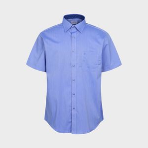 모달 스트레치 일반핏 솔리드 셔츠 네이비 YJ4MBR203NY