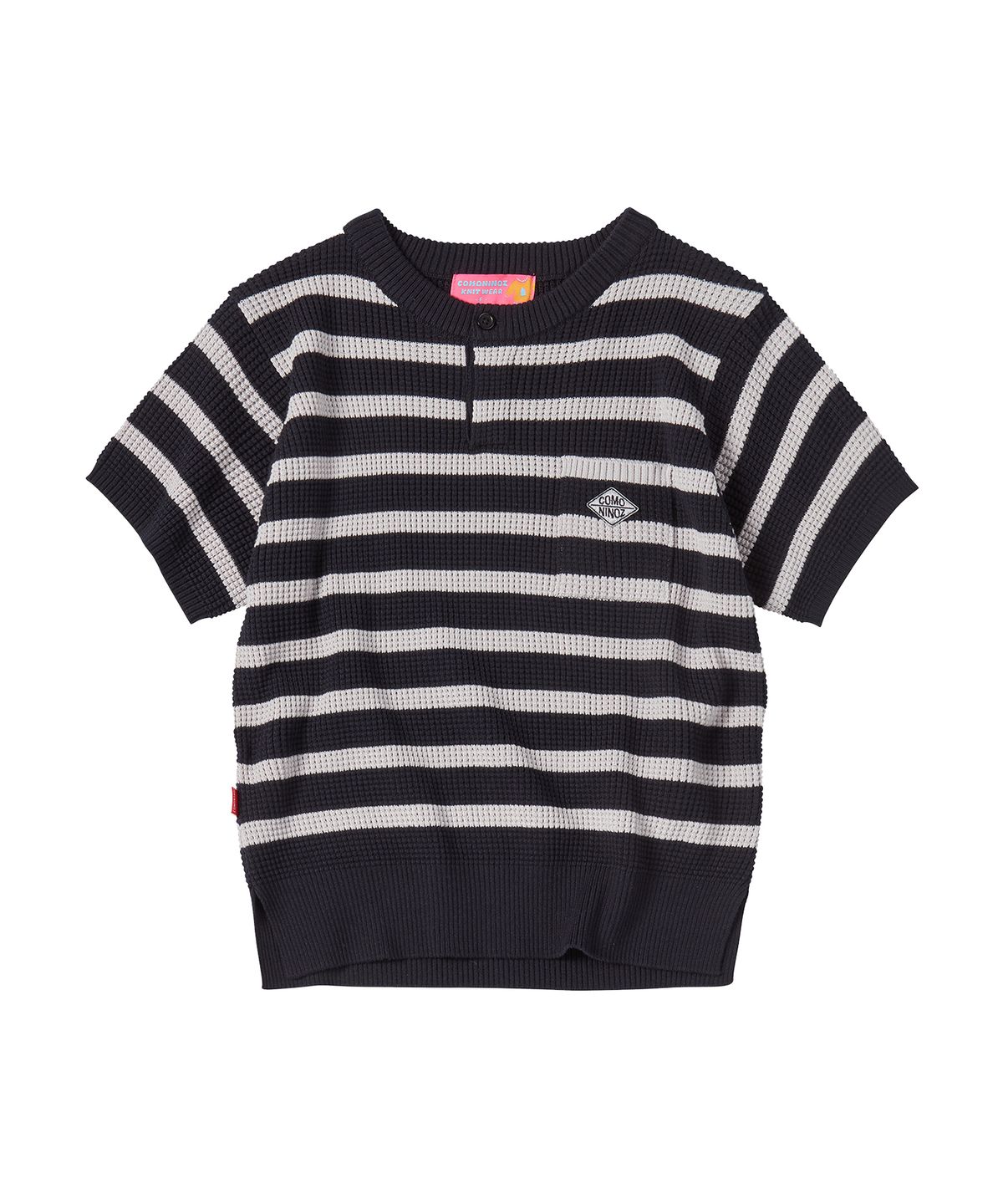꼬모니노즈(COMONINOZ) W WAFFLE KNIT [NAVY]