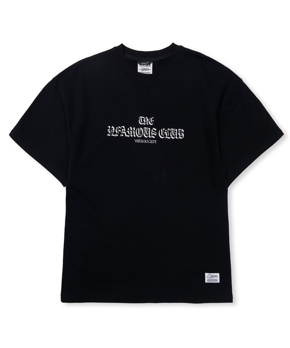 스티그마(STIGMA) Infamous Semi-oversized T-shirts Black