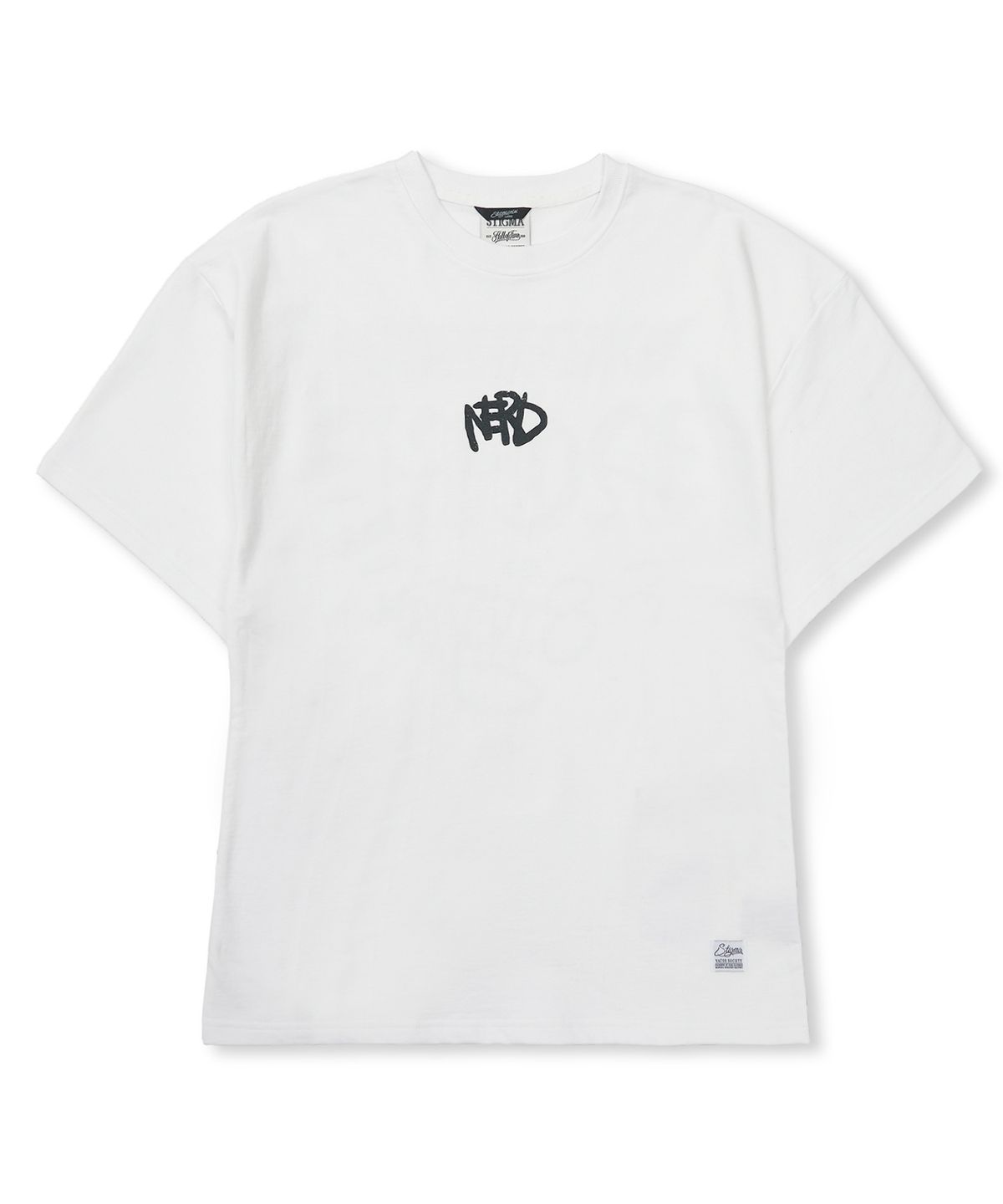 스티그마(STIGMA) Nerd Semi-oversized T-shirts White