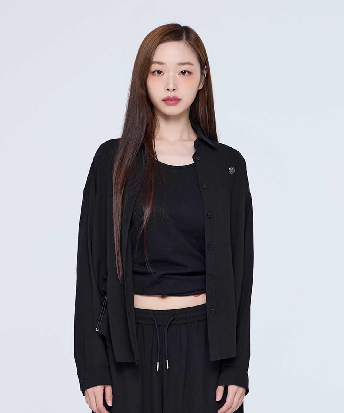 라이프워크(LIFEWORK) 여성) 베놈 실버코인 긴팔 셔츠