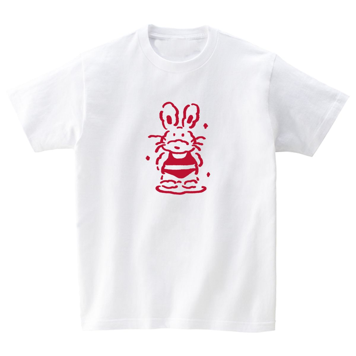 어썸어스(AWESOMEUS) Shy rabbit T-SHIRTS_4COLOR