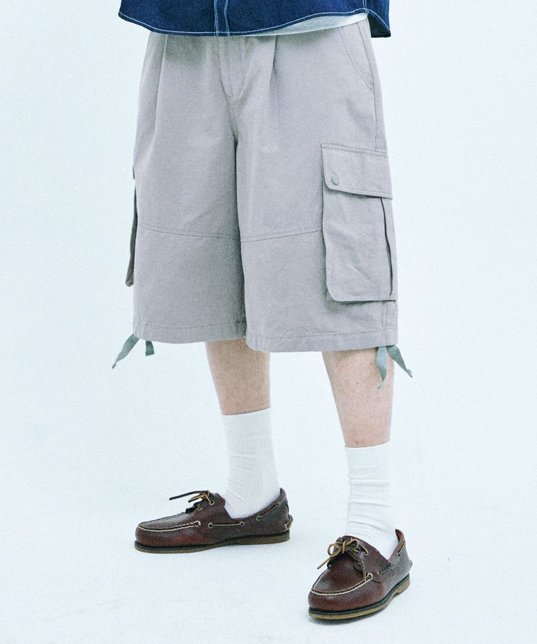 BERMUDA CARGO PANTS [GRAY]