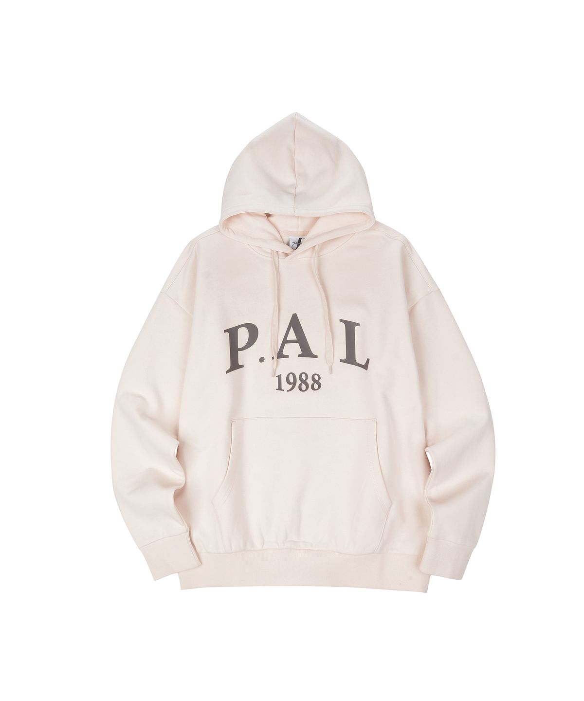 팔랩(PALAP) 남여공용 레인보우 빅로고 오버핏 후드 티셔츠_PL25S3HT005_CR