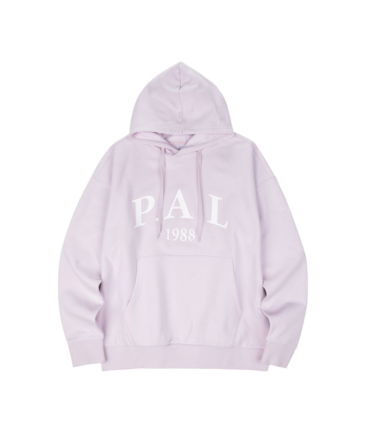 팔랩(PALAP) 남여공용 레인보우 빅로고 오버핏 후드 티셔츠_PL25S3HT005_PP